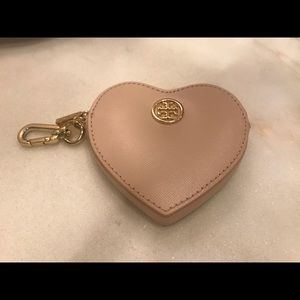 Tory Burch Heart Keychain Wallet